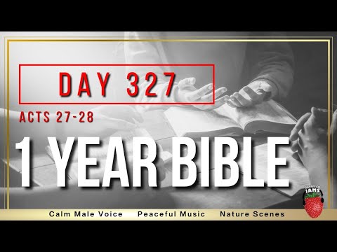 Day 327 | Acts Chapters 27-28  | NIV | One Year Bible