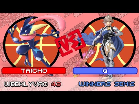 WeeklyVac 43 - SSBU - Taicho (Greninja) vs Q (Corrin)