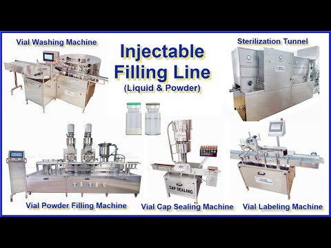 Vial Liquid Filling Line