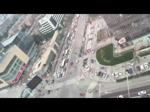 Paisagem da cidade de Baoding, província de Hebei, China