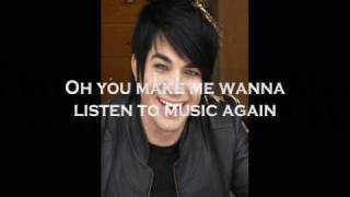 Adam Lambert - Music Again Lyrics