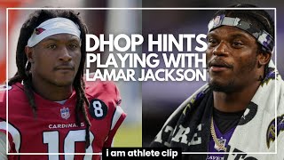DeAndre Hopkins Hints Playing With Lamar Jackson and OBJ | I AM ATHLETE Clip