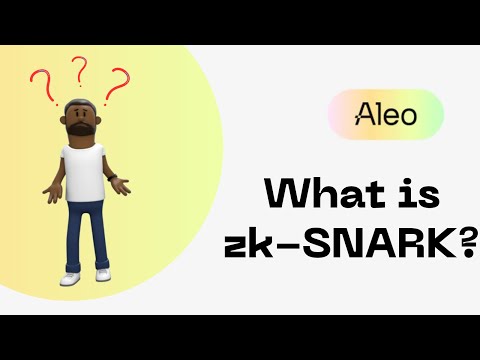WHAT IS zk-SNARK❓| HOW ALEO USES zk-SNARK 🤩