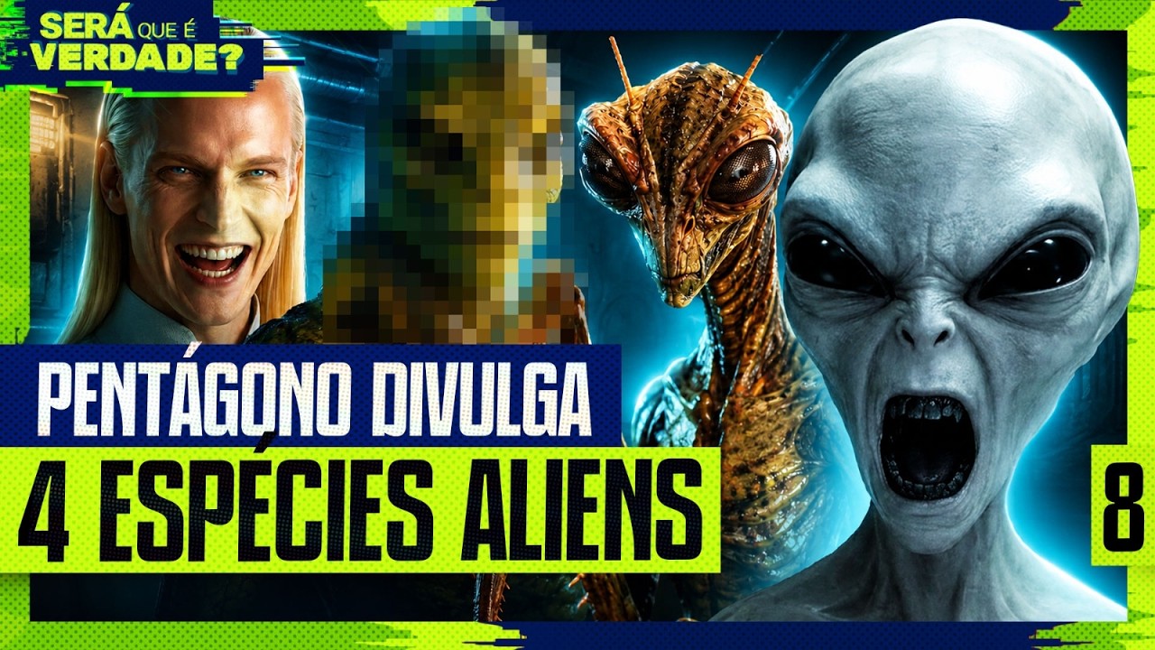 REVELARAM 4 ESPÉCIES ALIENÍGENAS: O LADO OCULTO DOS ARQUIVOS OVNIS - Será Que É Verdade? #008