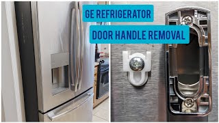 GE Refrigerator Handle Removal