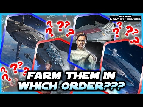 What is the Correct Farming Order for Capital Ships in Star Wars Galaxy of Heroes?