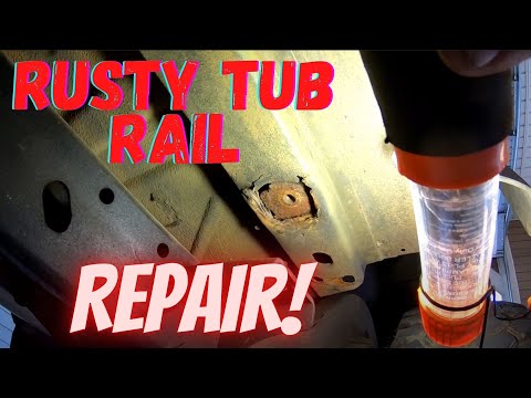 97 Jeep Wrangler TJ Body Mount Rust Repair! Rusty Body Mount