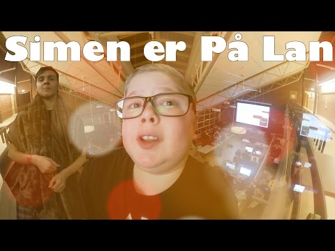 Simen er på Lan