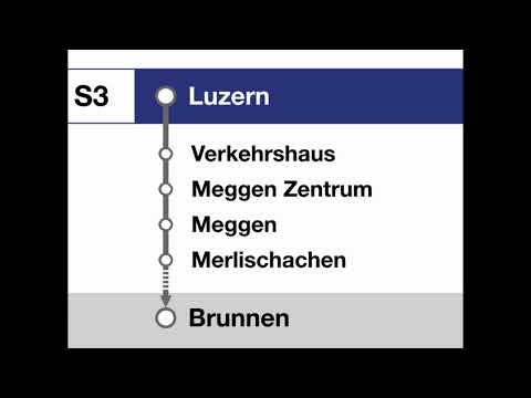 SBB Ansagen » S3 Luzern — Brunnen (2023) | SLBahnen