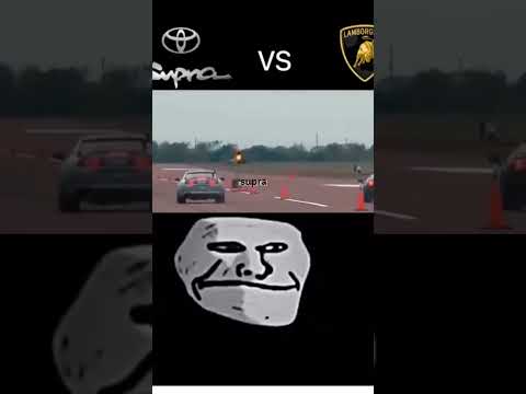 Toyota supra mk4  vs Lamborghini