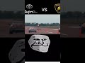 Toyota Supra Mk4 Vs Lamborghini