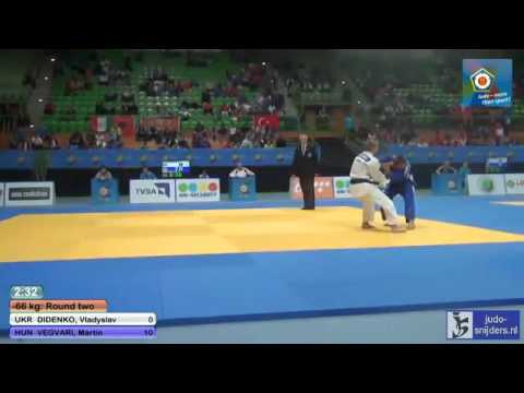 Judo 2013 European Championship Juniors Sarajevo: Didenko (UKR) - Vergvari (HUN) [-66kg]