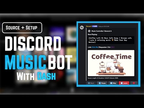Discord Music Bot In Minutes - Easy & Free with Dashboard 