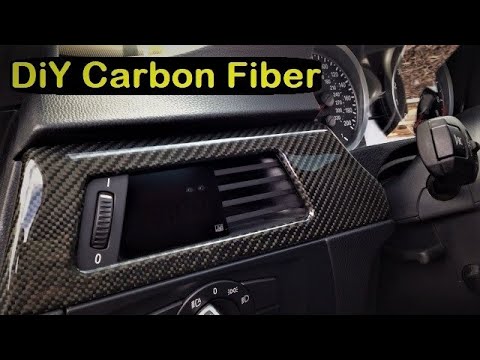 Real Carbon Fiber Trim for BMW e90 DiY