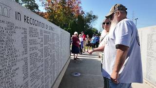 Sheboygan County Veterans Memorial honors 95 new veterans' names on its walls