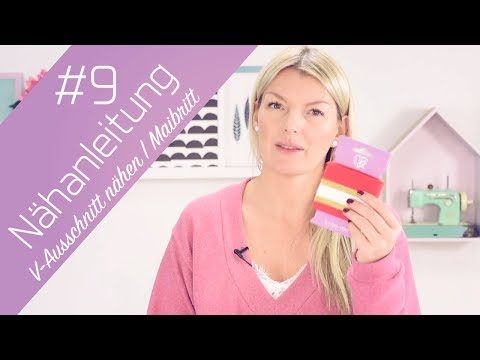 Nähanleitung V-Ausschnitt zum Pullover Maibritt | Ki-ba-doo