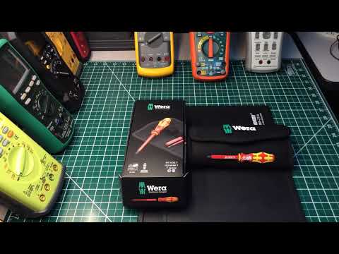 ( The New ) 🇩🇪 Wera  Kraftform Kompaki  7pc. VDE 1000V Screwdriver Set