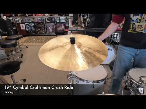 19" Cymbal Craftsman Crash Ride