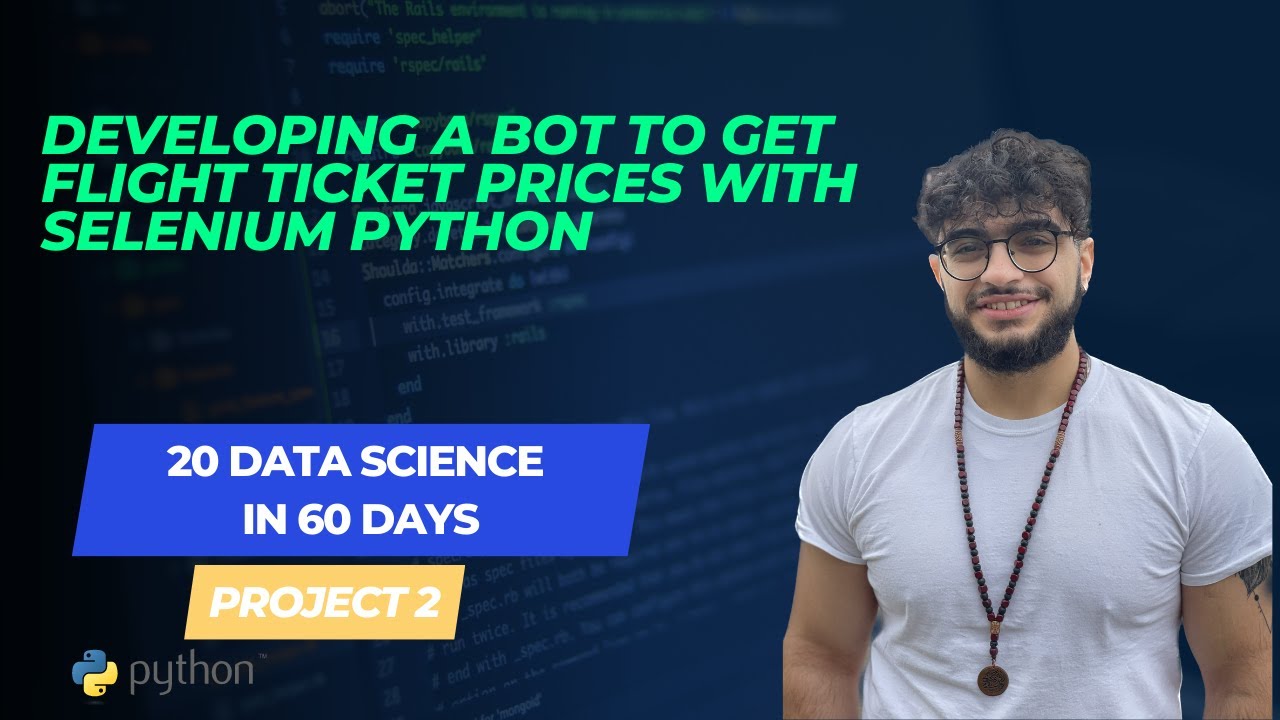 Developing a bot to get Flight Ticket Prices with Selenium Python | Data Mining with Arman