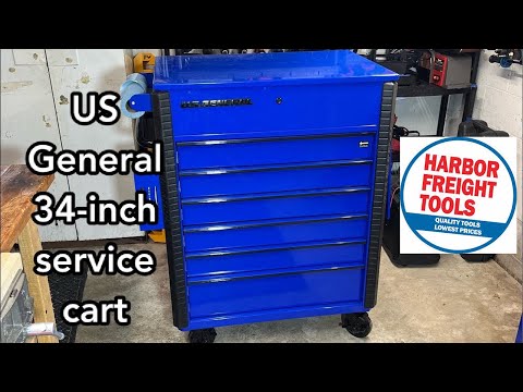US General 34-inch service cart - review