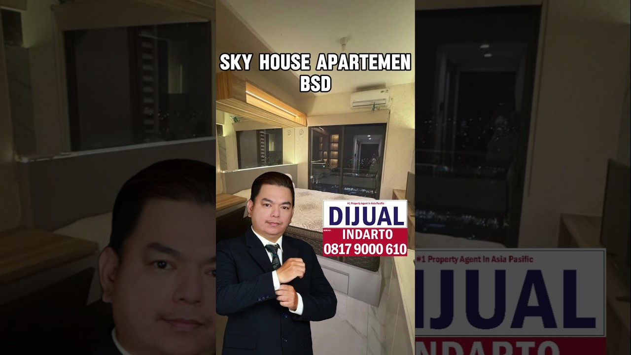 Studio Apartment for Sale, 20m² in Sky House Apartments BSD, Near Aeon Mall, Strategic Location