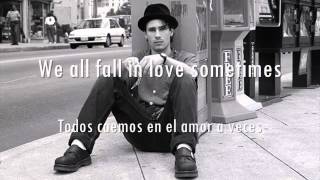 Jeff Buckley - We All Fall In Love Sometimes. (Letra en español and lyrics in english)