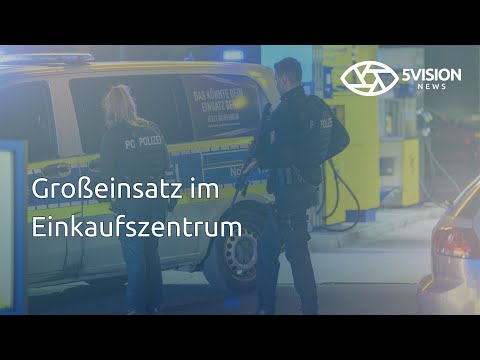 Großeinsatz im Einkaufszentrum MTZ - Verletzte nach Schlägerei und Schuss aus Gaspistole