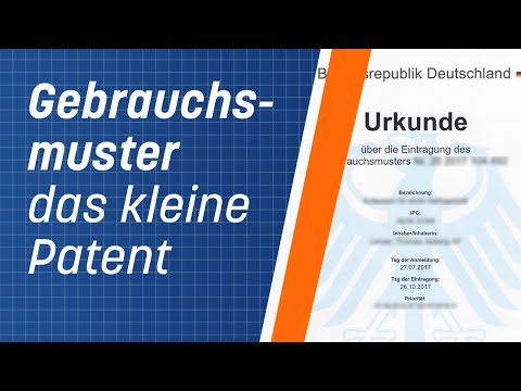 Gebrauchsmuster - Das kleine Patent - billiger! schneller! einfacher!