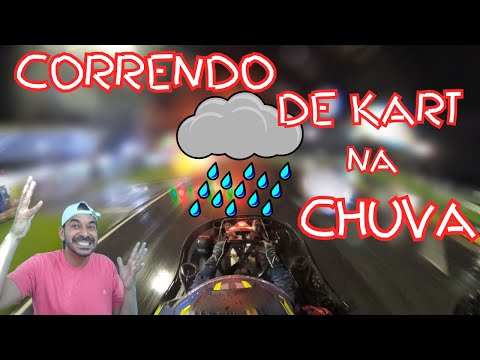 COMO PILOTAR KART NA CHUVA!!!! CORRIDA DE KART