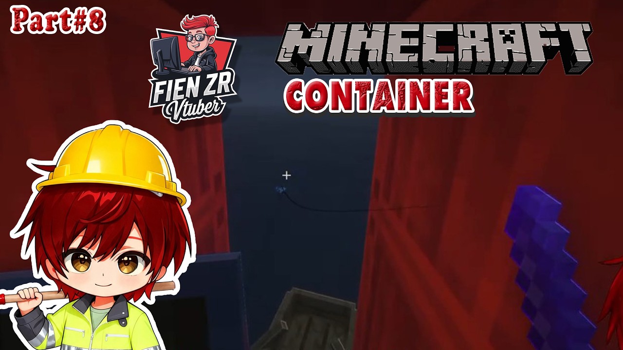 Hardcore Minecraft Container Part 8 nyari bahan build enchanted table room  #gameplay #minecraft