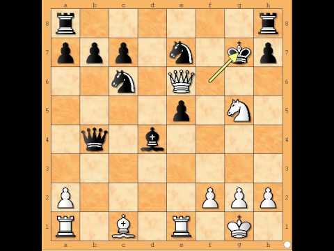 Retko vidjen i lep mat - CLEMENZ vs EISENSCHMIDT - Evans gambit # 558