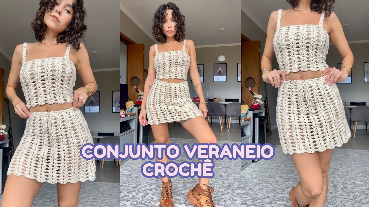 SUMMER SET - CROCHET PAP Tutorial - Step by step