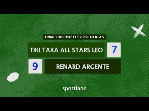 HIGHLIGHTS • Finale Christmas Cup 2023 Calcio a 5 - Tiki Taka All Stars Teo vs Renard Argenté