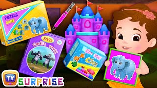 ChuChu TV Surprise Eggs Toys - Going To The Forest Song - Learn Colours and Wild Animals