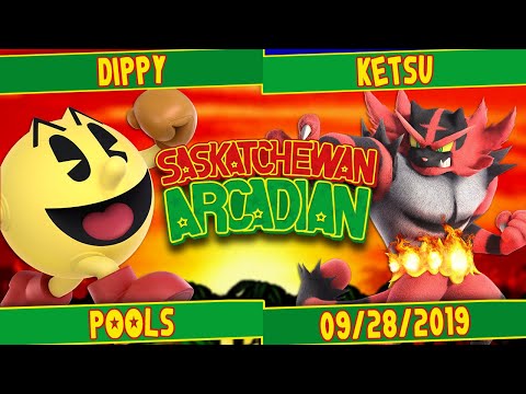 Dippy (Pac-Man) vs. Ketsu (Incineroar) - Pools - SK Arcadian