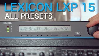 Video thumbnail for Lexicon LXP 15 - All Presets | Drums, Guitar, Organ by Zed Marty