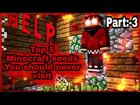 top 5 cursed and most haunted Minecraft seeds you should never visit in Hindi part 3