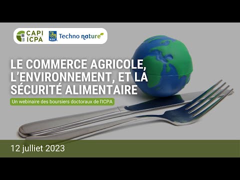 O comércio agrícola, o meio ambiente e a segurança alimentar: quatro abordagens