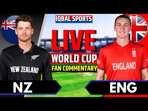 ENG vs NZ Live Match Today, T20 World Cup Fan Commentary | England vs New Zealand Live, Iqbal Sports