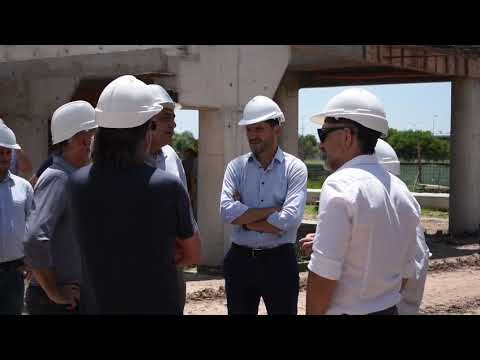 El gobernador de Santa Fe, Maximiliano Pullaro y el intendente de Rafaela, Leonardo Viotti