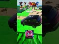 Sonic EXE Car Jump Challenge For Sonic EXE Tails EXE And Amy EXE Shorts Sonic Beamngdrive