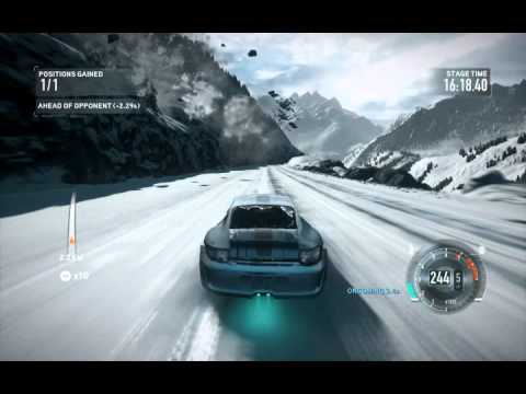 Need For Speed The Run Lukavia crashes 5 times on ice :D