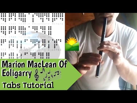 Tin Whistle Tabs Tutorial for Marion MacLean Of Eoligarry
