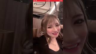 六本木キャバ嬢　ブラちら　tiktokライブ
