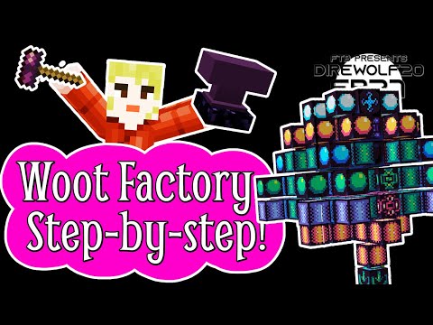 Woot Mob Factory Step by Step! EP27 Direwolf20 1.16 Modded Survival Lets Play