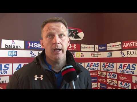 Van den Brom over AZ - FC Groningen