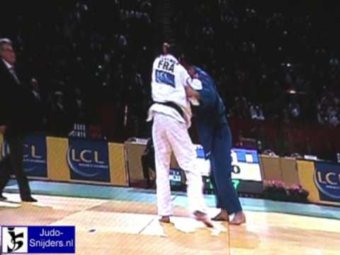 Judo 2009 Paris: Tangriev (UZB)  - Wustner (FRA) [+100kg].