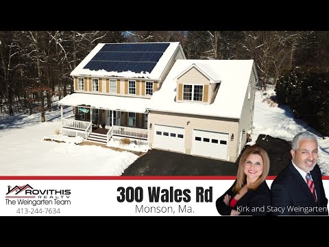 300 Wales Road in Monson, Ma Home For Sale
