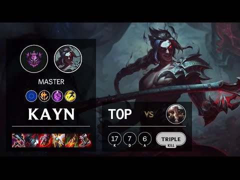 Kayn Top vs Sett - EUW Master Patch 11.9