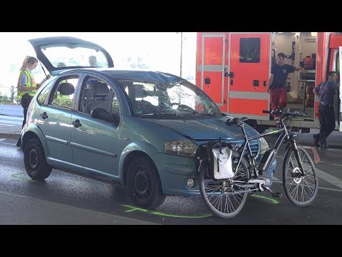 Radfahrer von PKW erfasst - verstorben in Köln-Rodenkirchen am 16.07.18